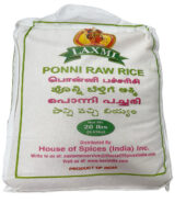 laxmi Ponni Raw Rice 20lbs