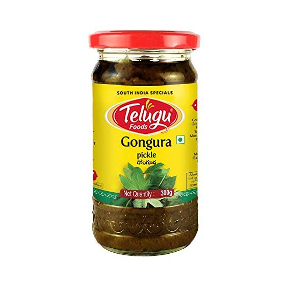 Telugu Foods Gongura Pickle 300gms